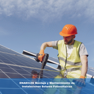 ENAE0108 Montaje y Mantenimiento de Instalaciones Solares Fotovoltaicas