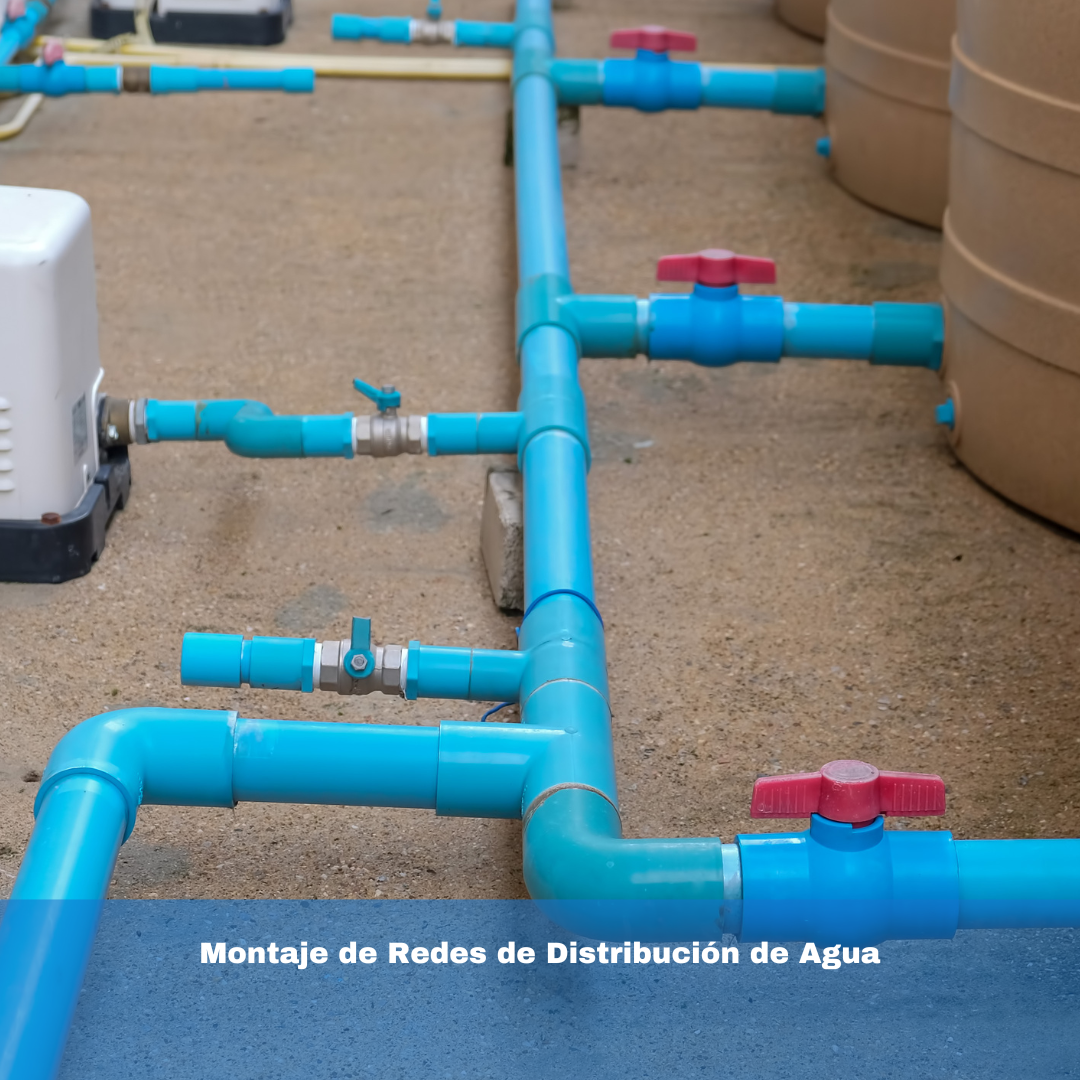 Montaje de Redes de Distribución de Agua