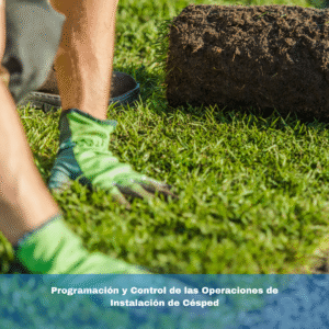 Programación y Control de las Operaciones de Instalación de Césped
