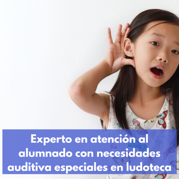 Experto En Atención Al Alumnado Con Necesidades Auditiva Especiales En Ludoteca