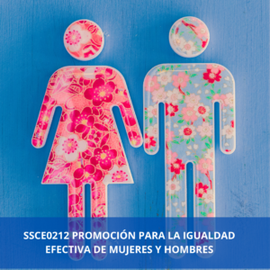 SSCE0212 Promoción Para La Igualdad Efectiva De Mujeres Y Hombres